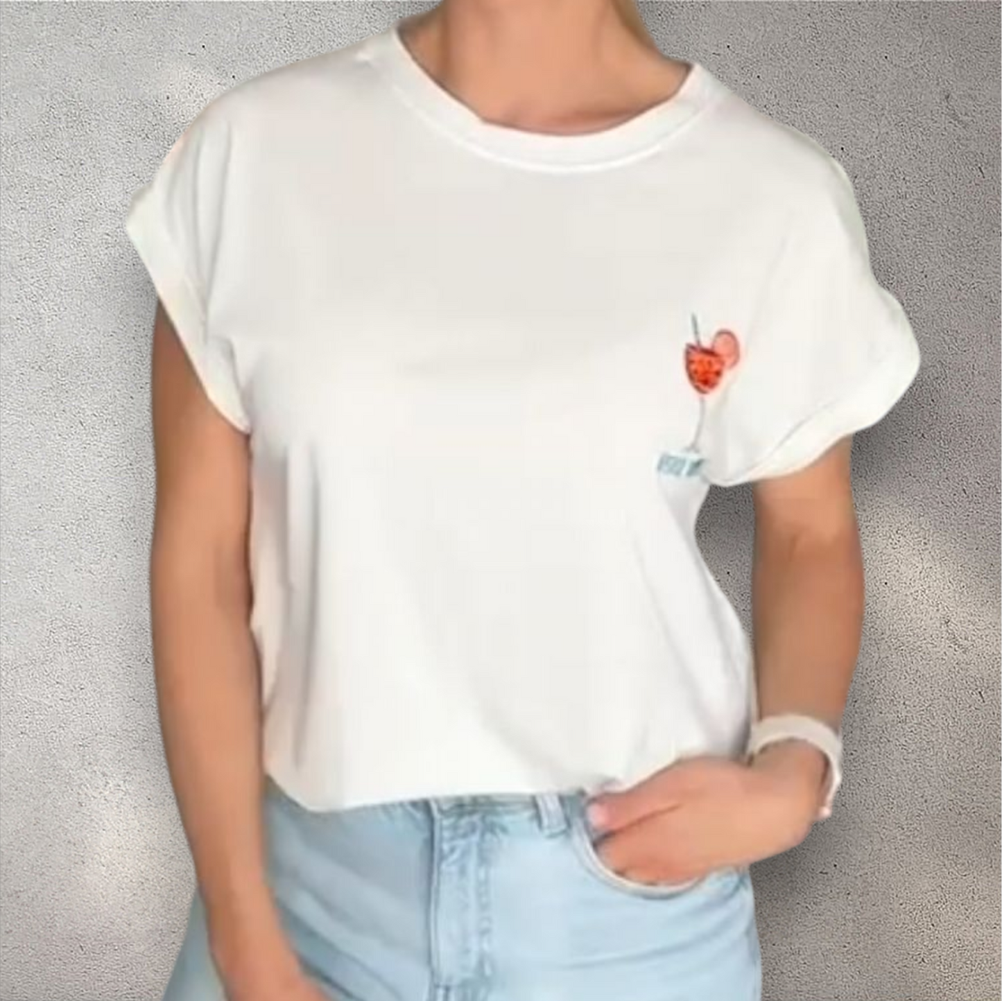 T-Shirts mit Statement-Print I Aperol