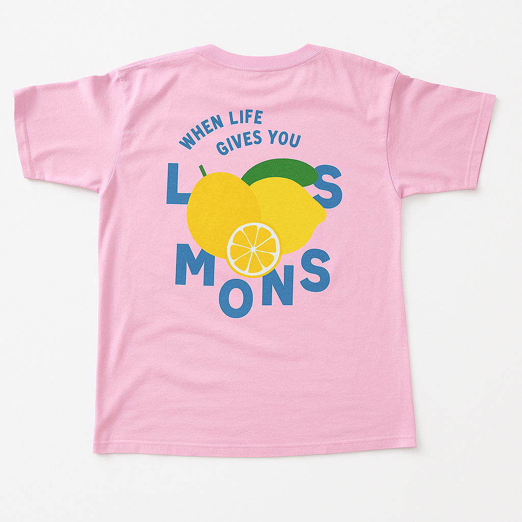 T-Shirts mit Statement-Print I Lemon