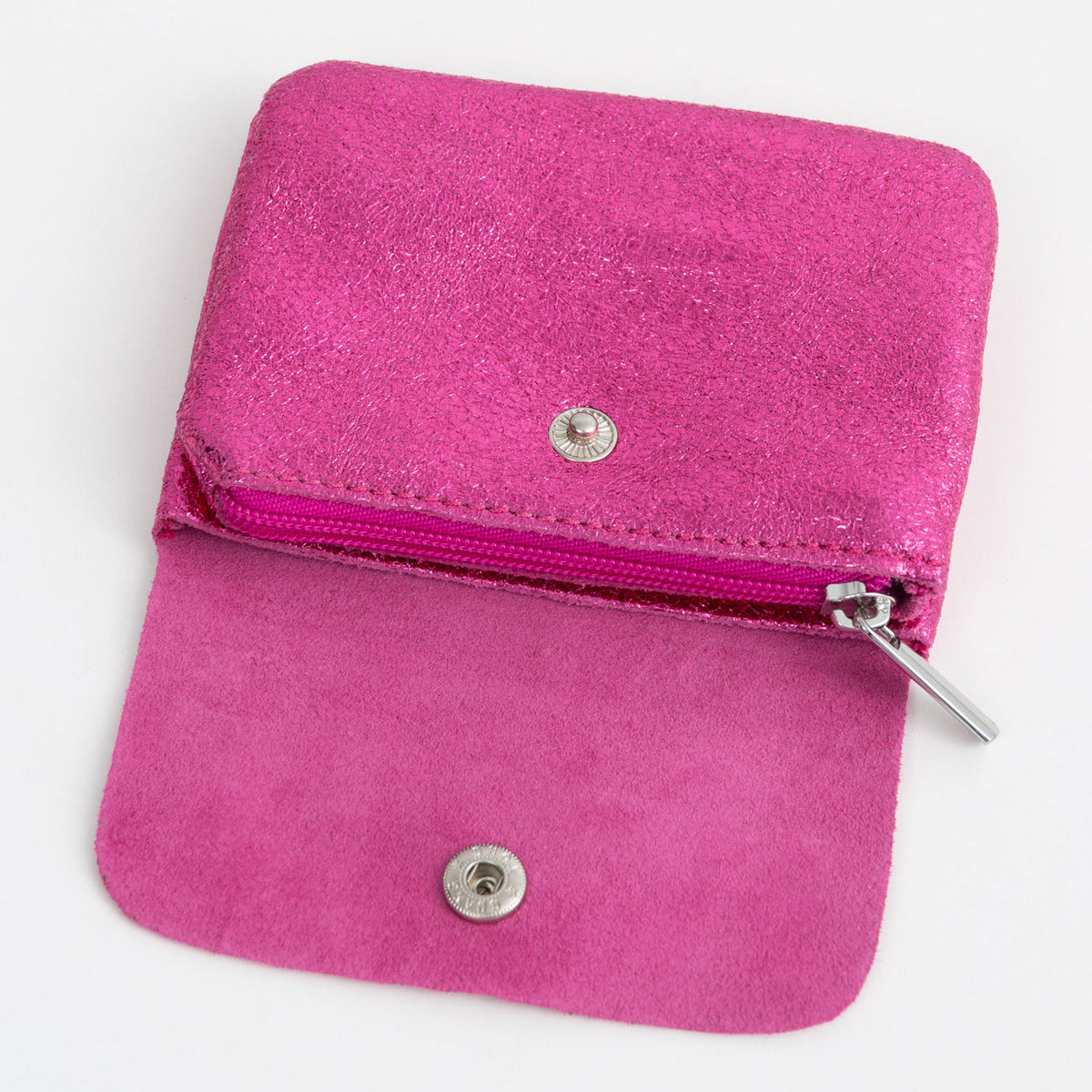 Metallic Pink Bogue Geldbörse mit Platz für Karten & Kleingeld