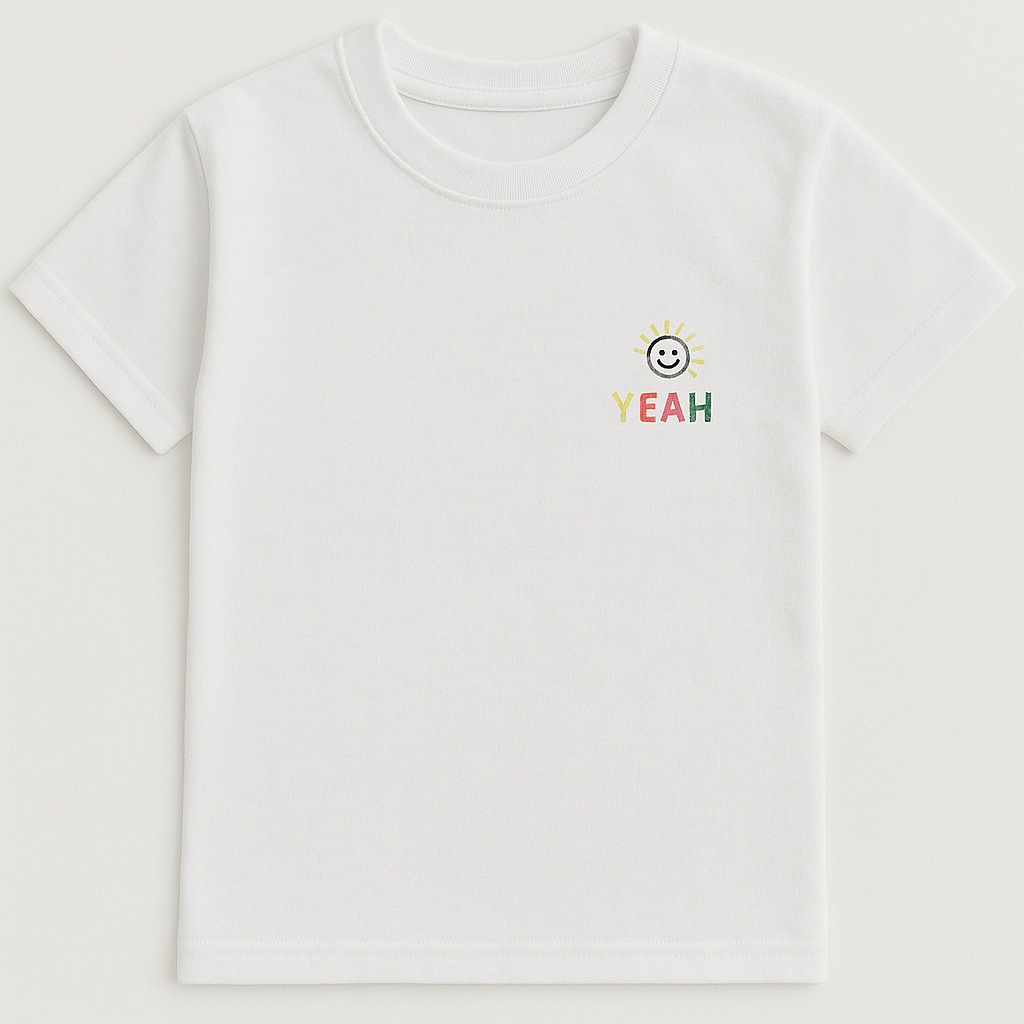 T-Shirts mit Statement-Print I Happy I Yeah