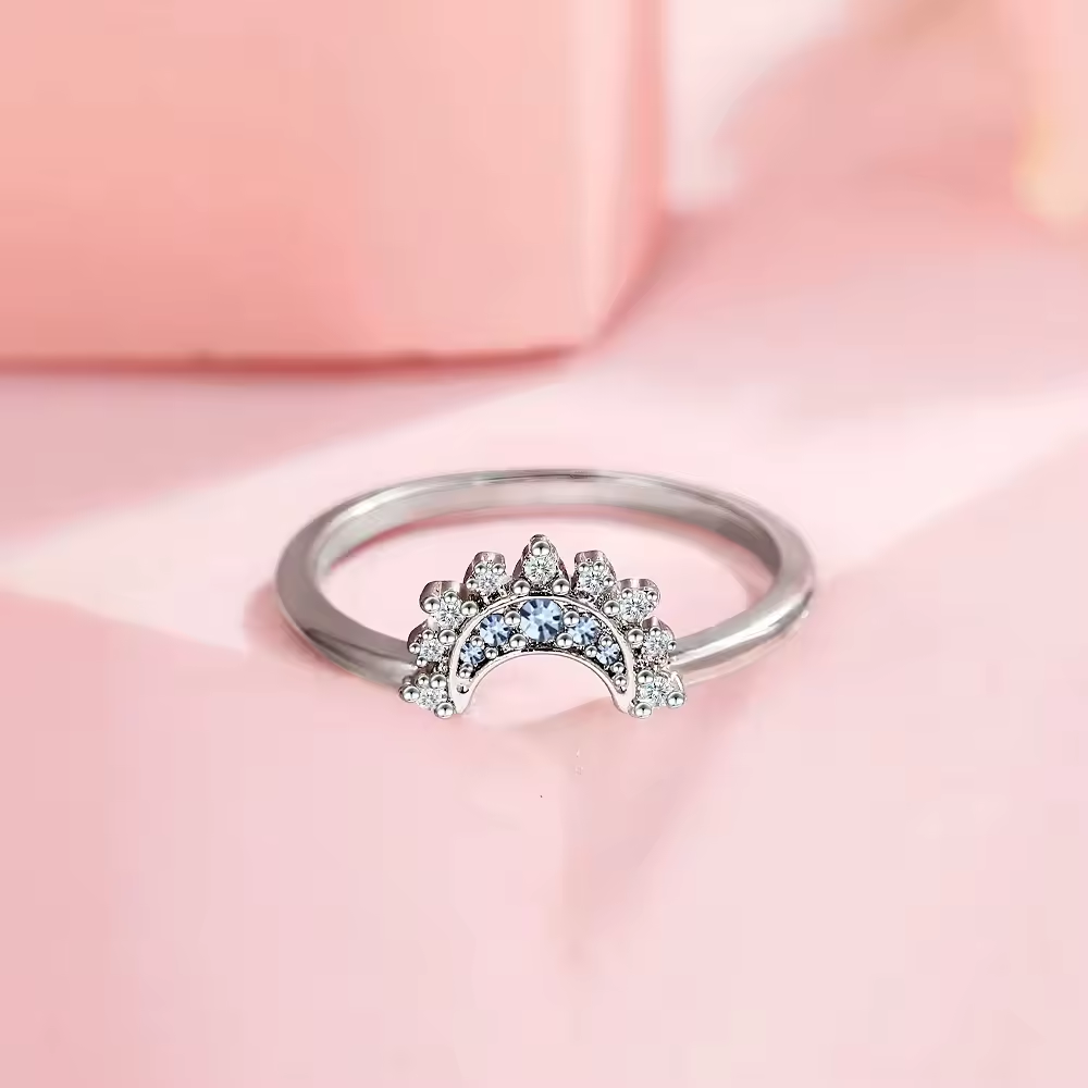 Sonne & Mond Ringe – 925 Sterling Silber