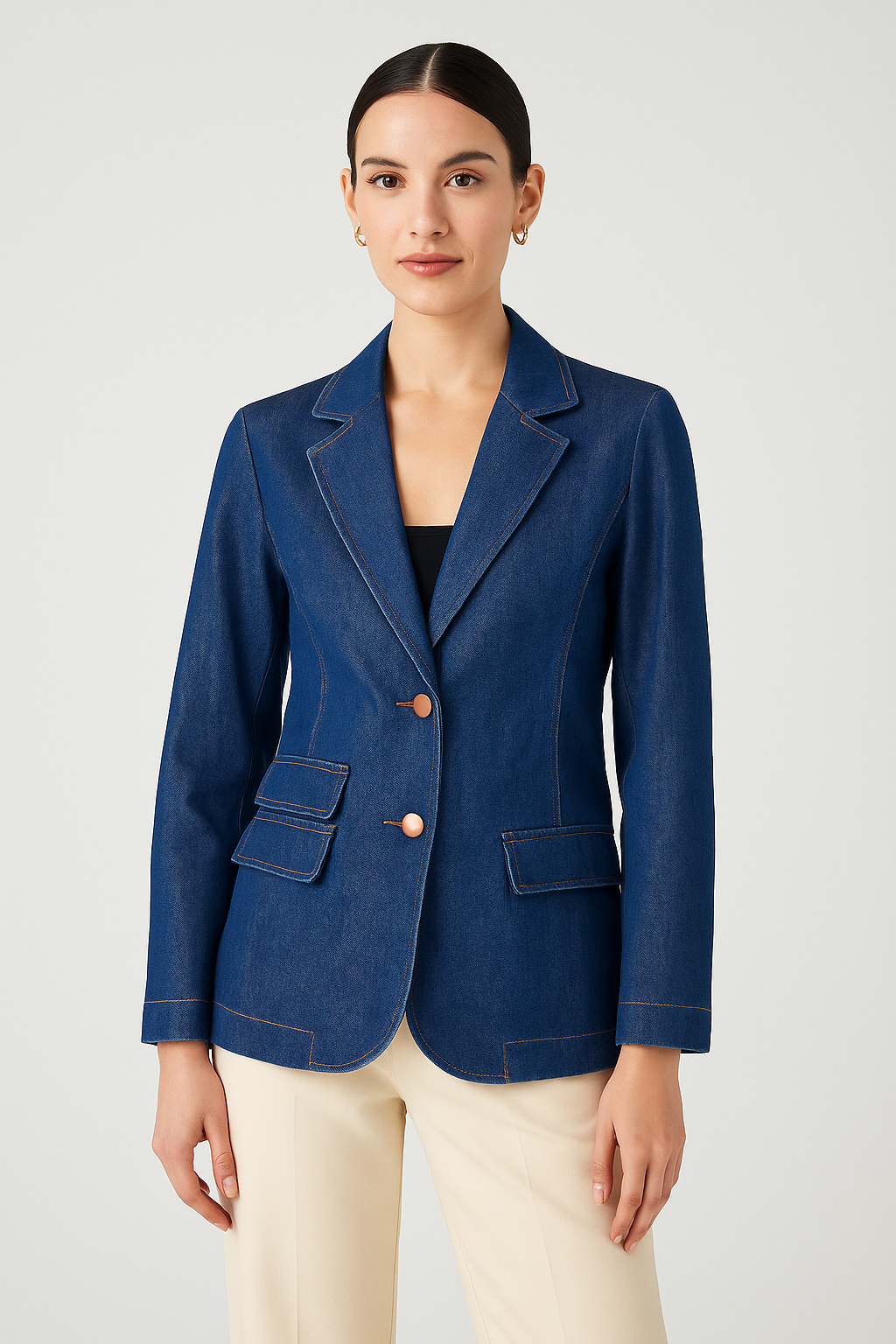 wrangler-jeansblazer-damen-regular-fit-denim-38