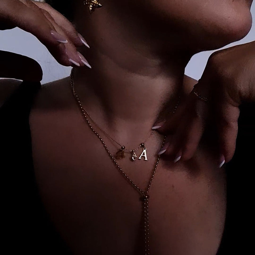 Goldfarbene verstellbare Schiebekette mit Universal-Pin aus Edelstahl für DIY-Schmuck | BOGUE