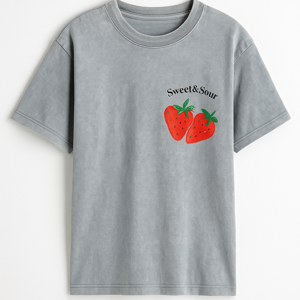 Erdbeer Print Tshirt 