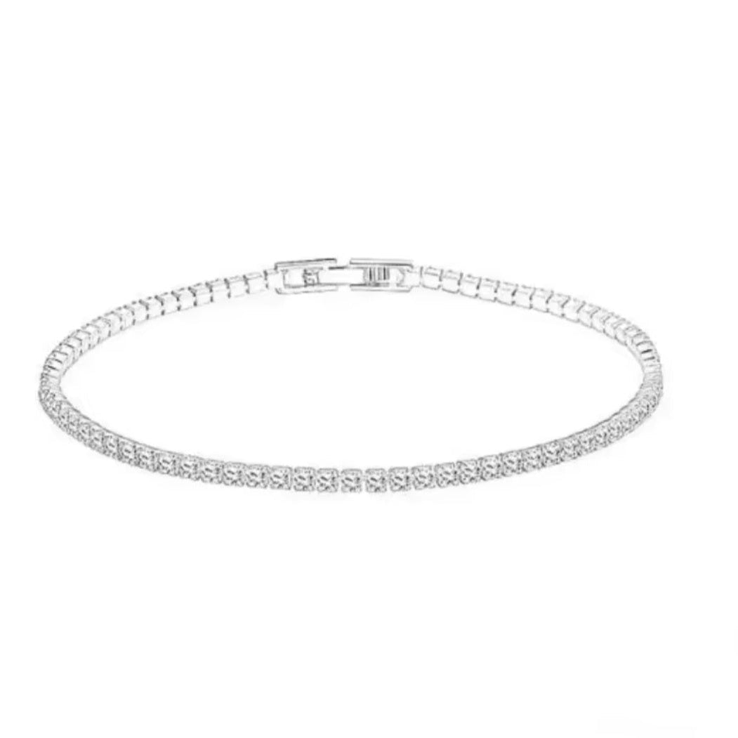 Tennis Armband Silber