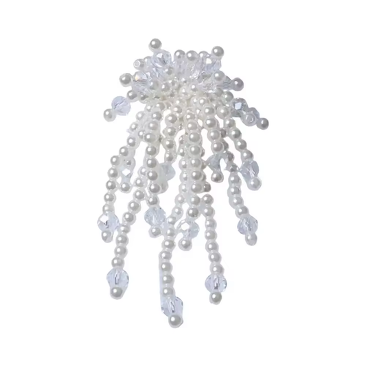 ✨ Elegante Perlen-Knopfabdeckung – im Handumdrehen stilvoll