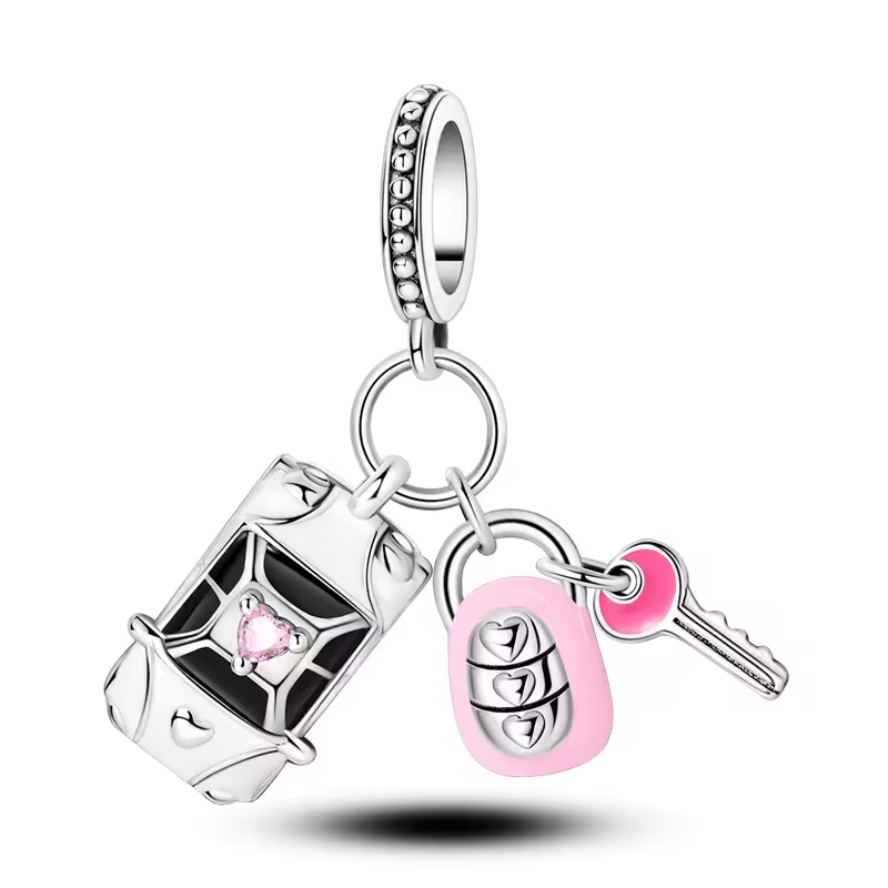 Charm  Autoset – 925 Silber Charm für Armbänder & Ketten