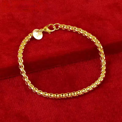 Box Chain Armband | Rund 4 mm