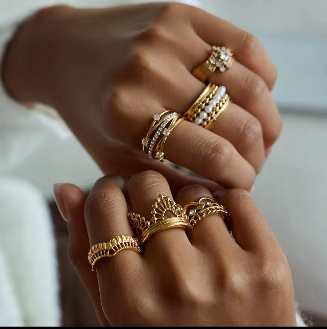 Layer Ringe |Stacking Schmuck im Luxury Look