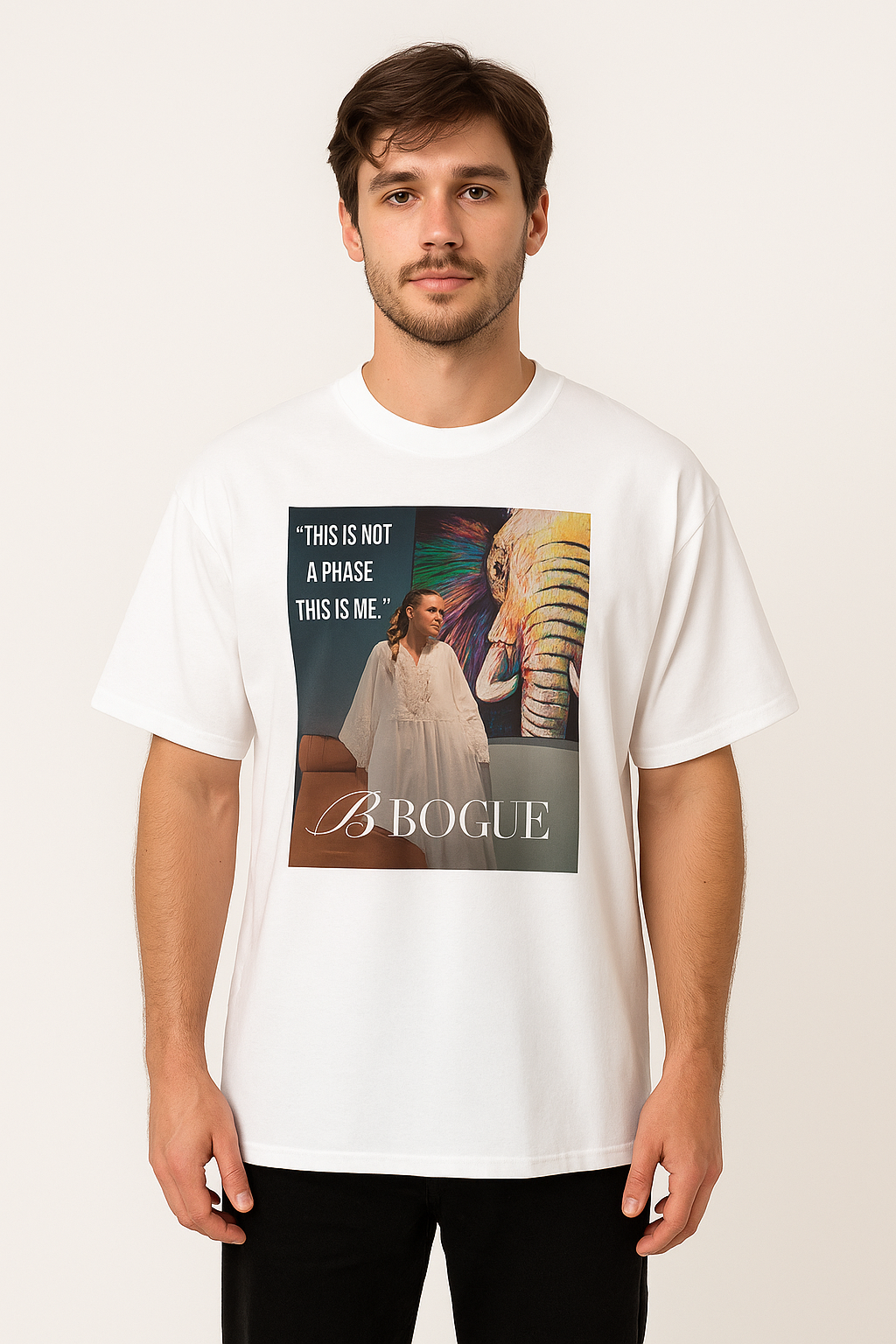 BOGUE Statement T-Shirt I   Not a Phase Edition