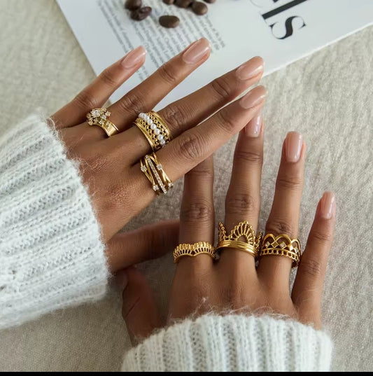 Layer Ringe |Stacking Schmuck im Luxury Look