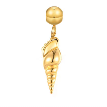 Buchstaben-Charm A–Z 18K DIY/ Pin vergoldeter Edelstahl I Wasserfester Anhänger