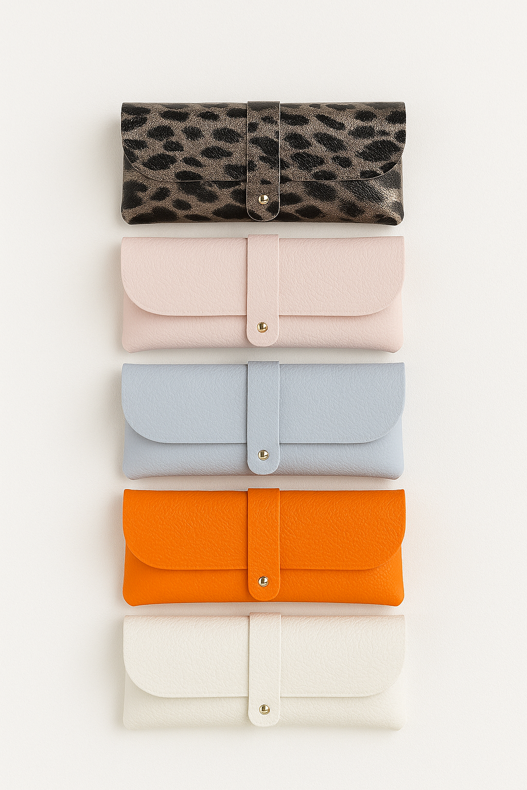 Elegantes Brillenetui aus echtem Leder – 5 Farbvarianten