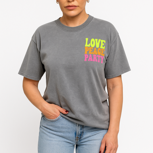 graues oversized tshirt- lässig und schick zugleich